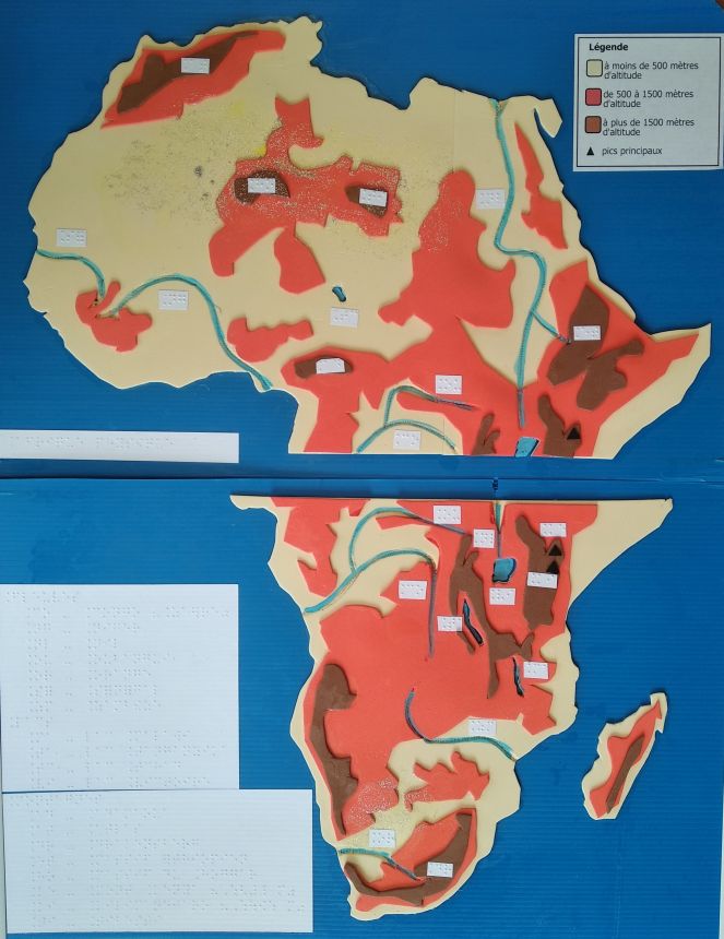 Africa carta fisica