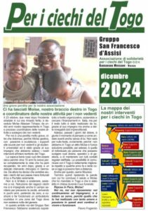 Per i ciechi del Togo dicembre 2023