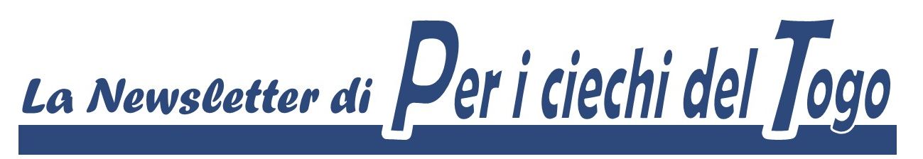 La newsletter di Peri i ciechi del Togo